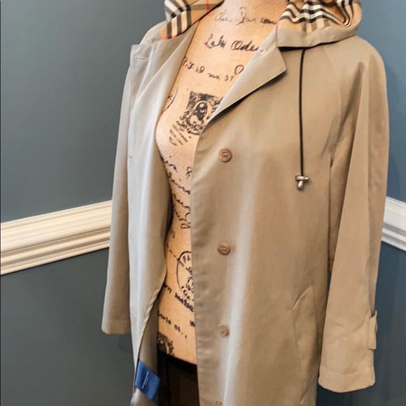 Burberry London vintage hooded trench - Picture 6 of 9
